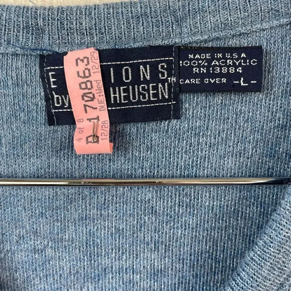 Editions by Van Heusen Sleeveless V-Neck Sweater Size L EUC